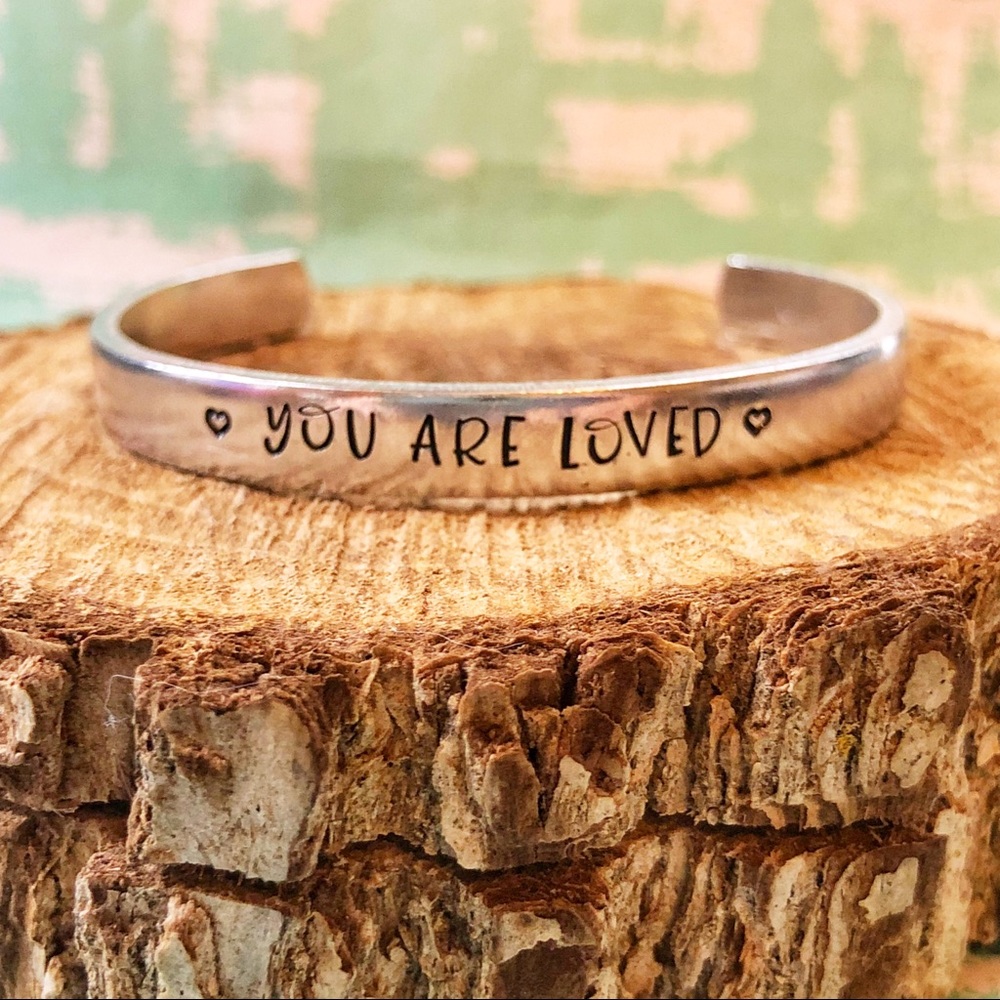 🆕 You Are Loved Children’s Handstamped Bracelet